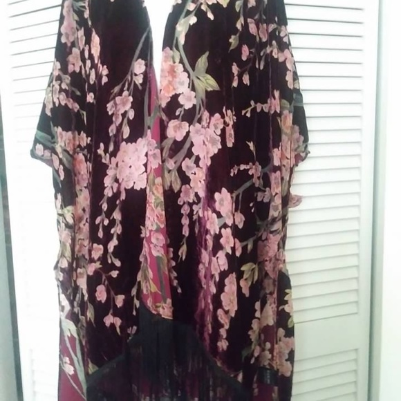 Soft Surroundings Anaya Burnout Kimono Jacket - Picture 3 of 5